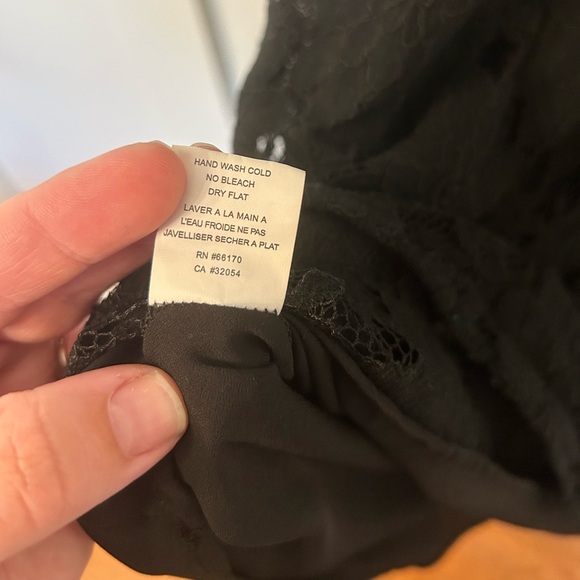 Anthropologie Blue Tassel Tiered Lace Tunic Dress Size S Black - Picture 7 of 7